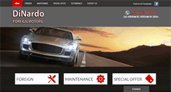 Desktop Screenshot of dinardoforeignmotors.com