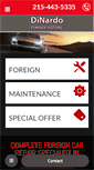 Mobile Screenshot of dinardoforeignmotors.com